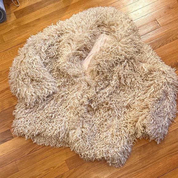 NEW Free People Stargazer Fur Jacket Size M - Picture 4 of 8